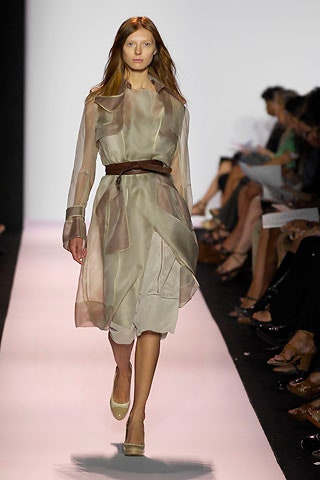 beige gray relaxed silk dress