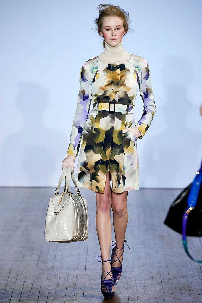 multi-colored silk midi dress