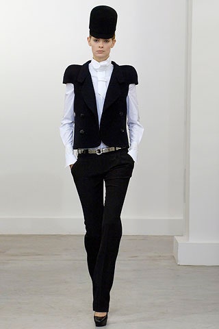 black tailored blazer with white shirt
