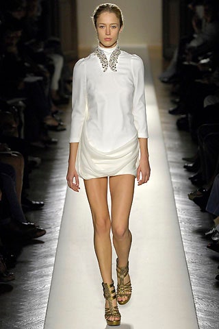 white fitted mini dress