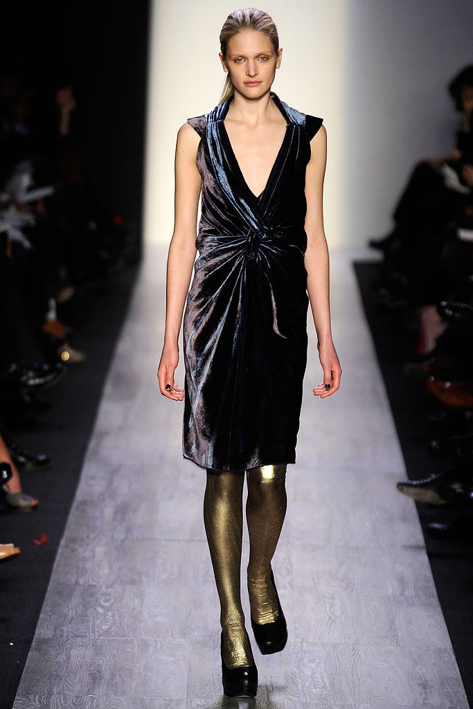 black velvet fitted dress