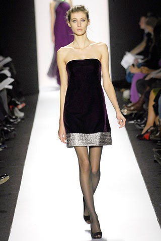 fitted strapless purple velvet dress
