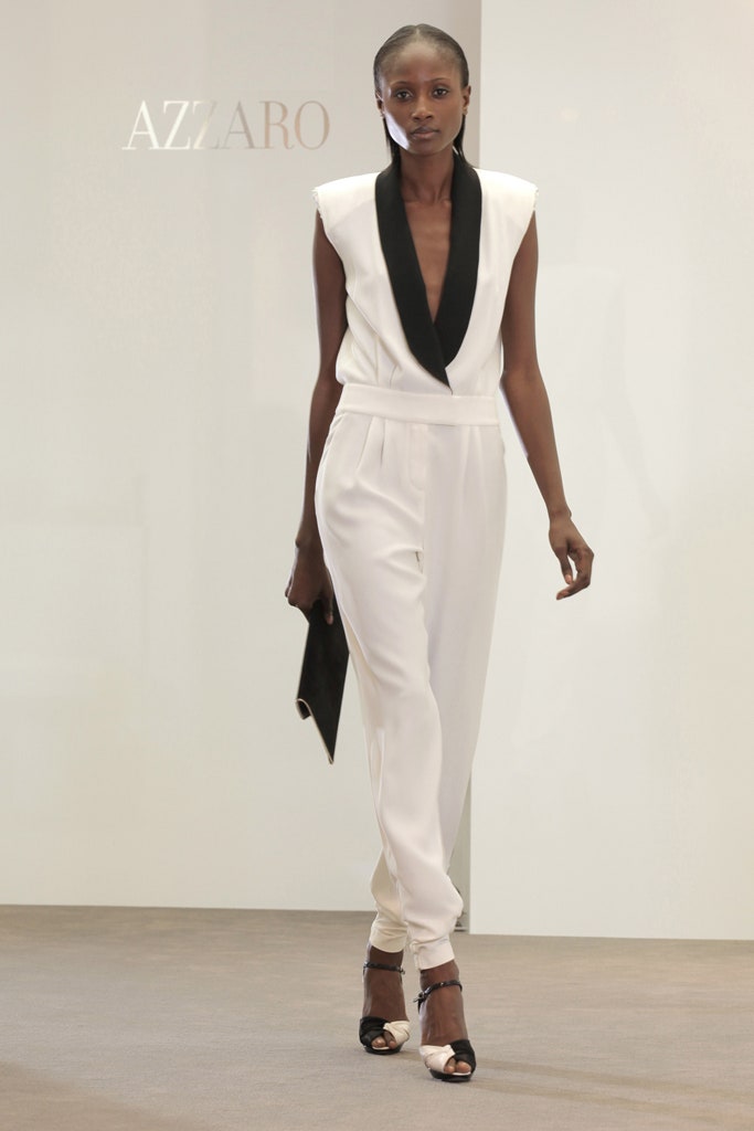 white silk fitted jumpsuit
