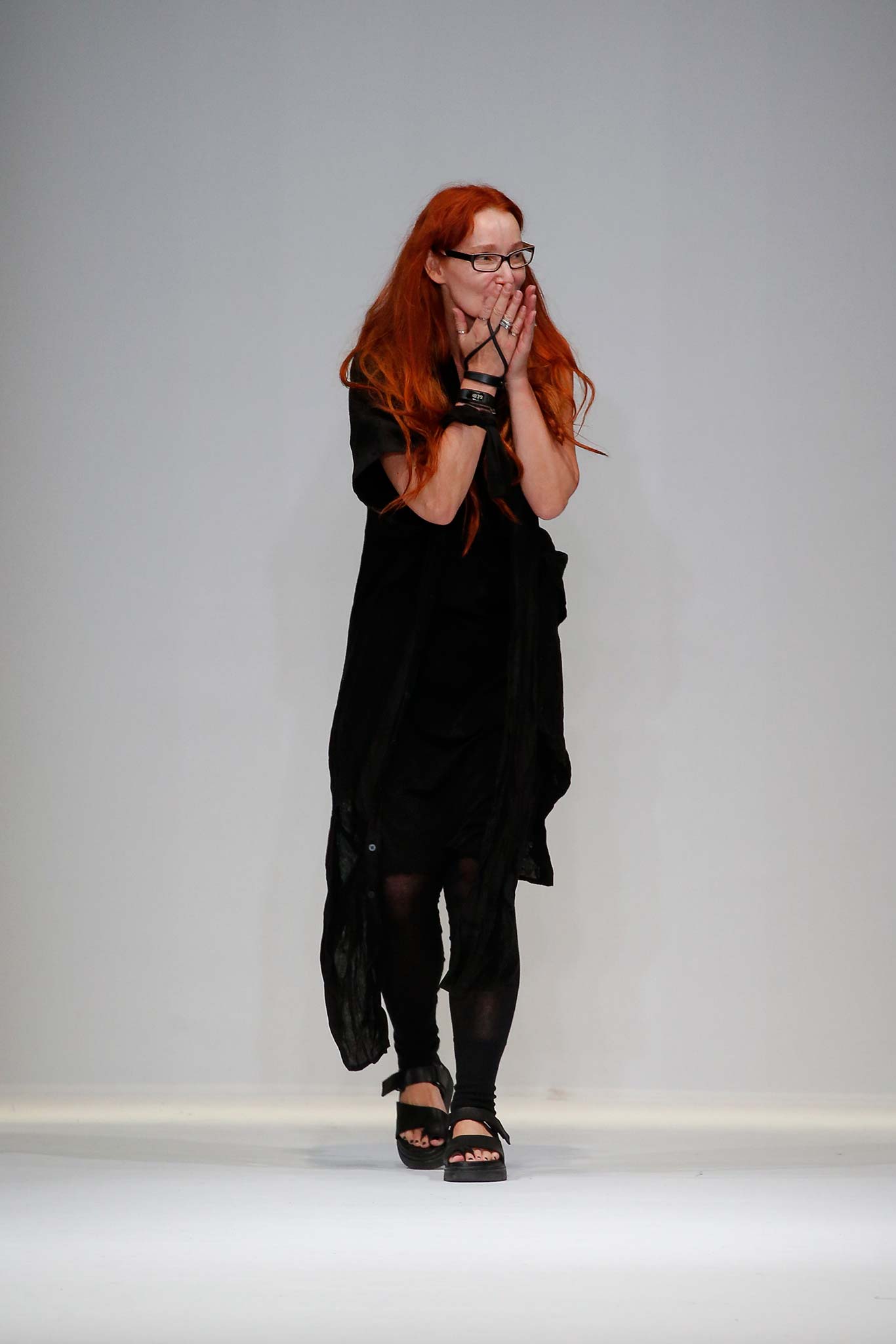 black silk sleeveless dress and shoes