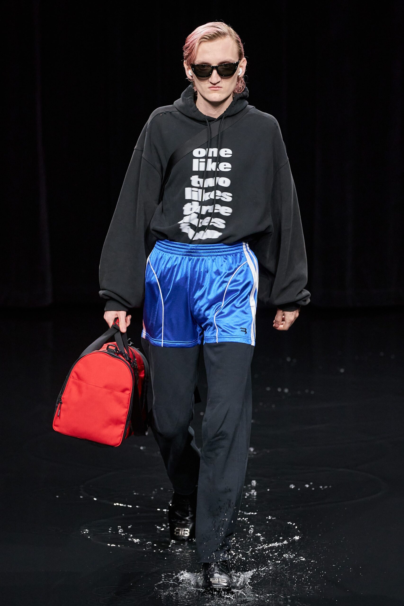 red jersey bag