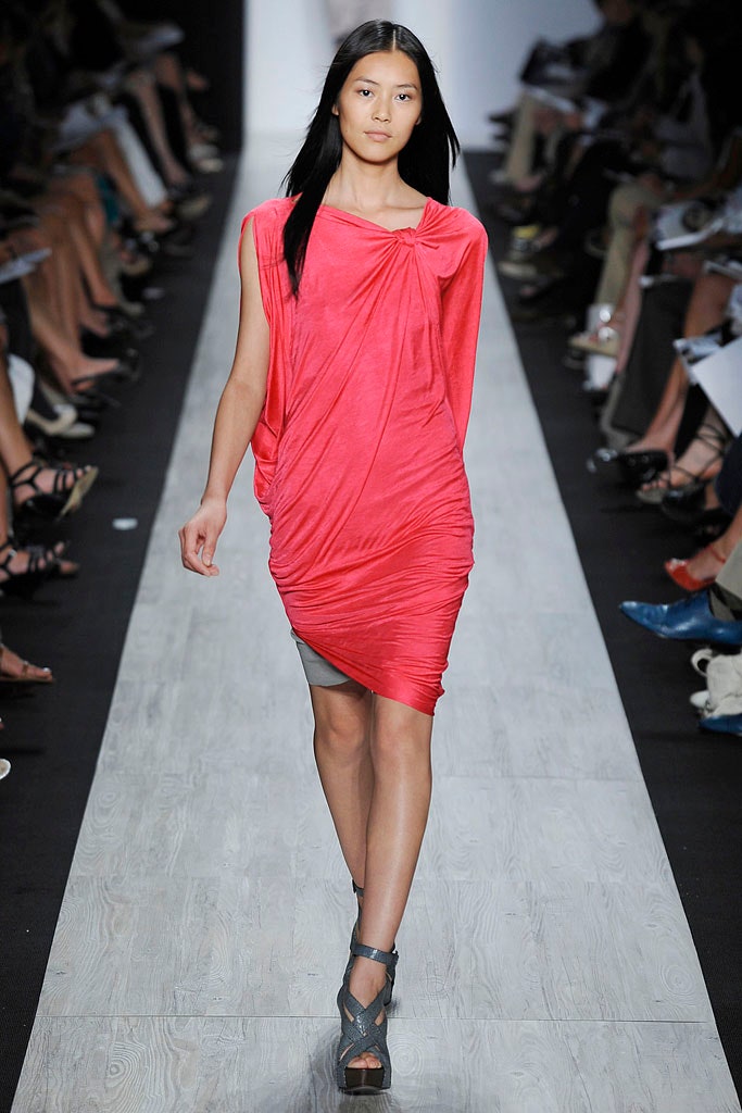 pink silk sleeveless dress