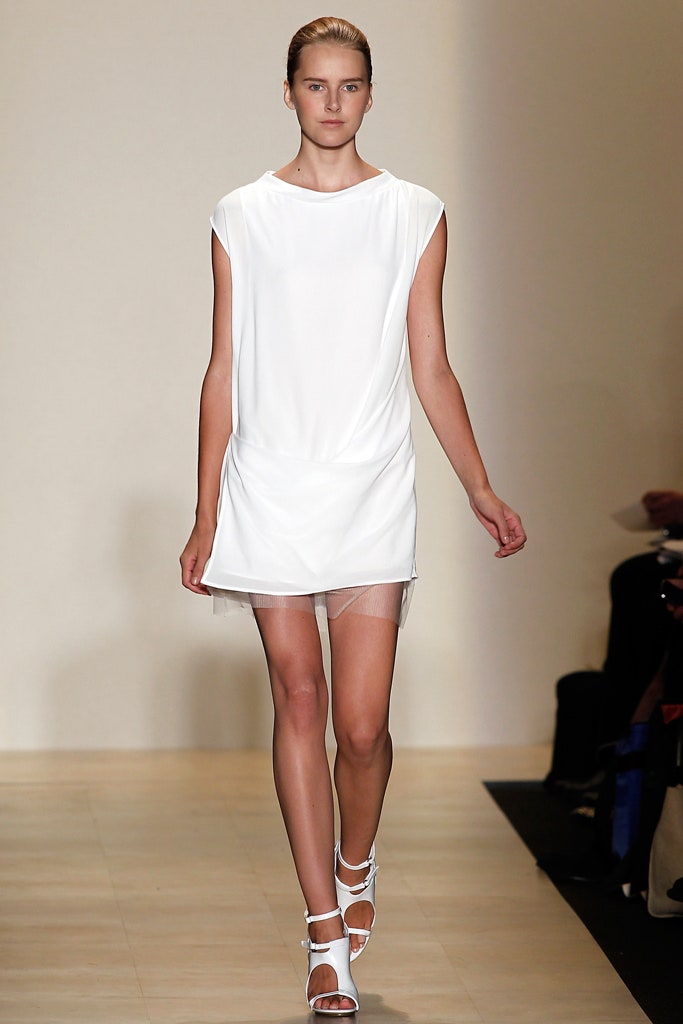 white relaxed sleeveless dress