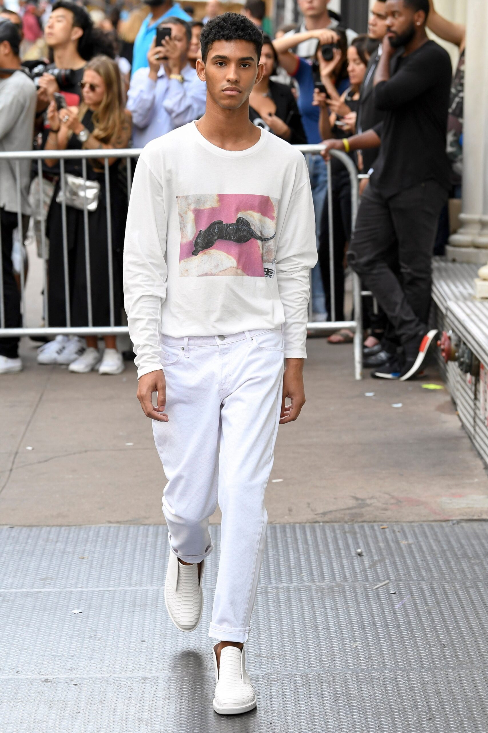 white cotton shirt and pants
