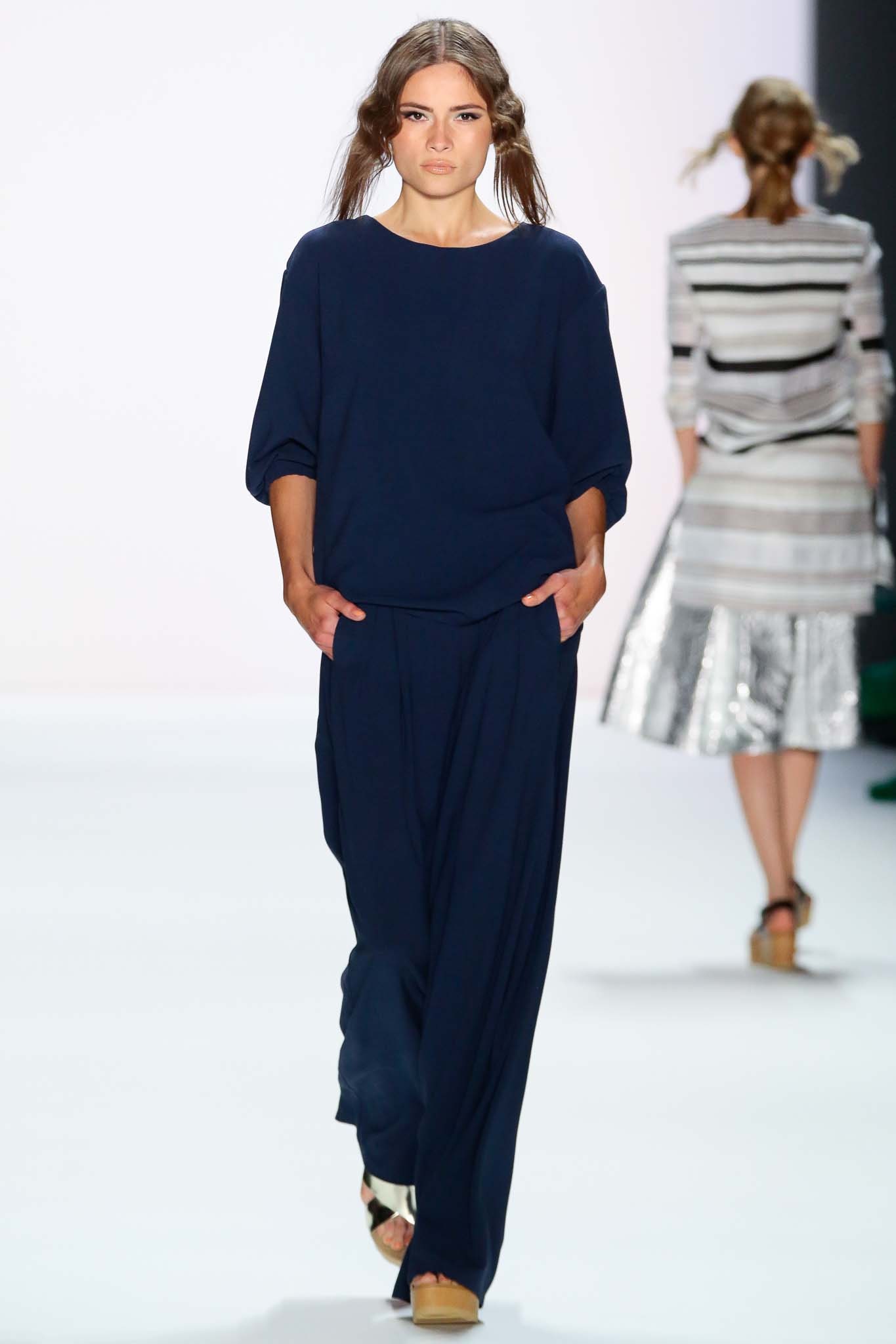 blue relaxed top and pants