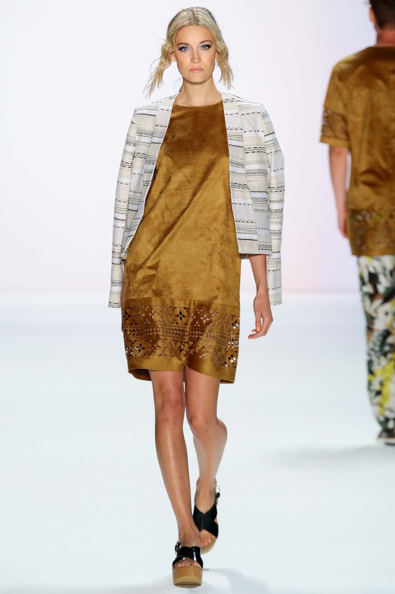 brown suede mini dress with jacket