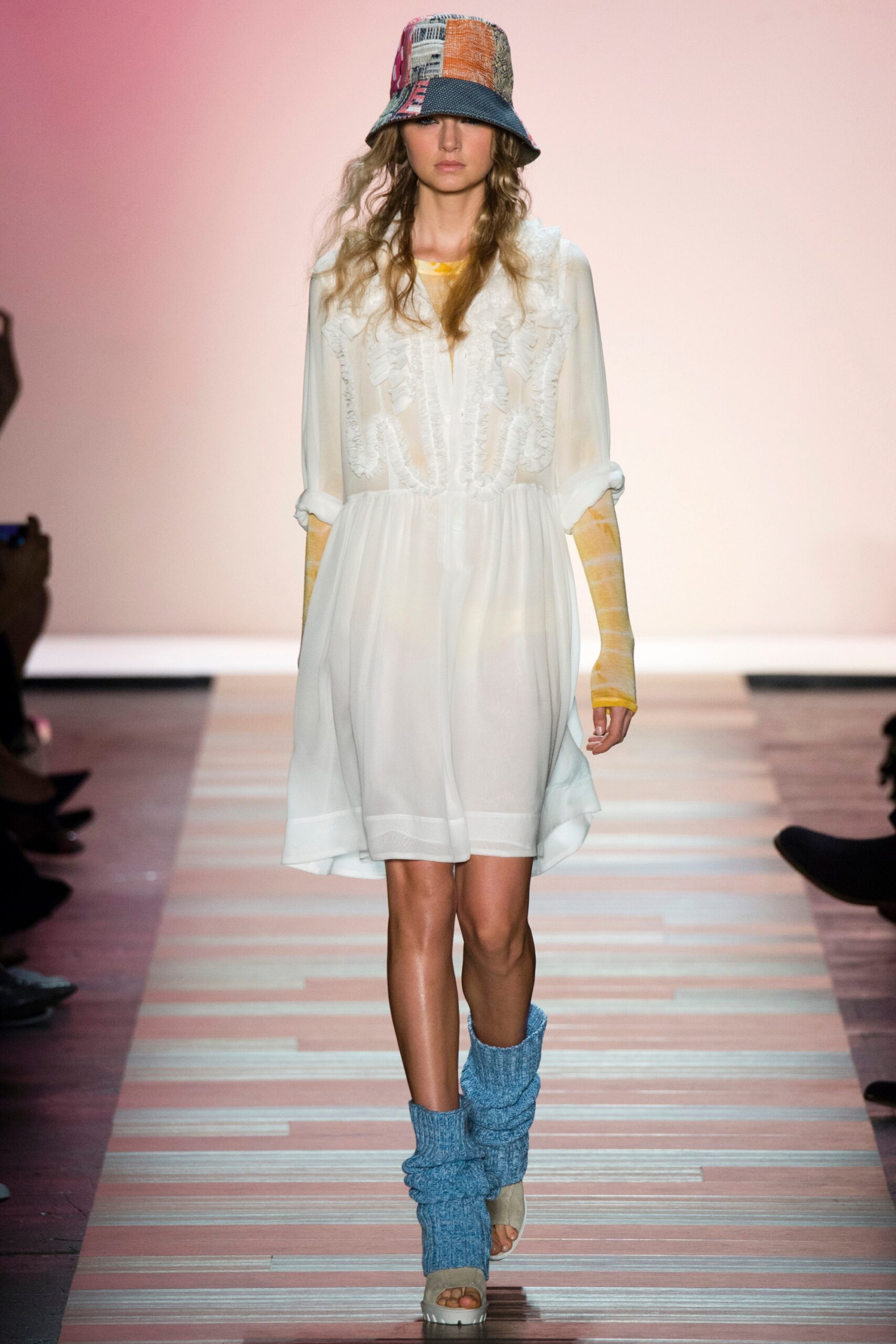 white relaxed mini dress