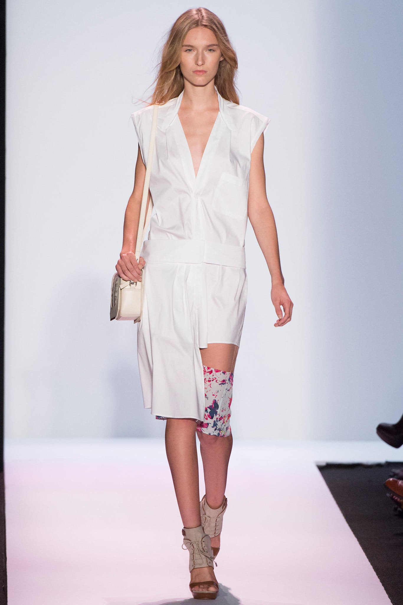 white fitted mini dress