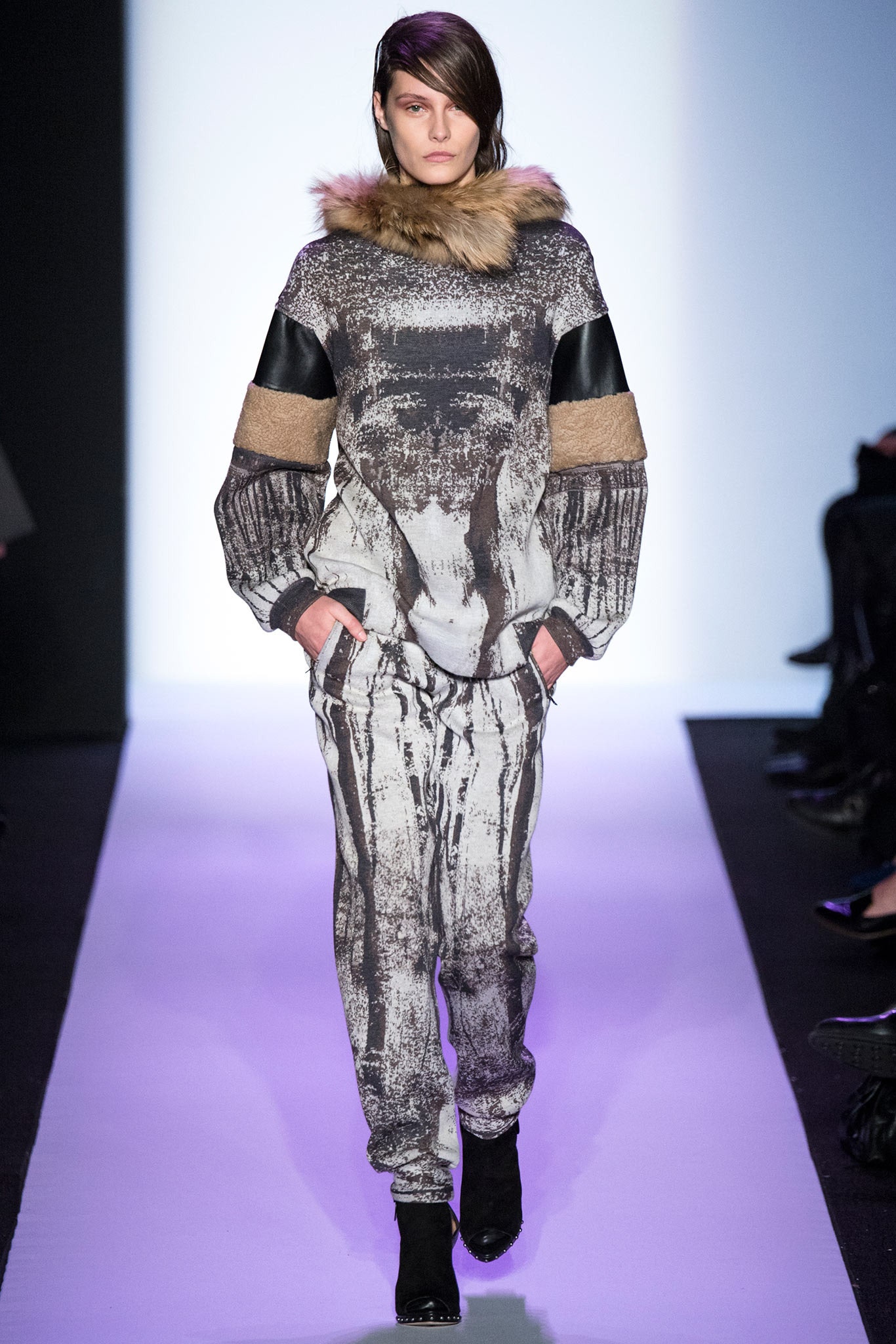 printed relaxed top and pants