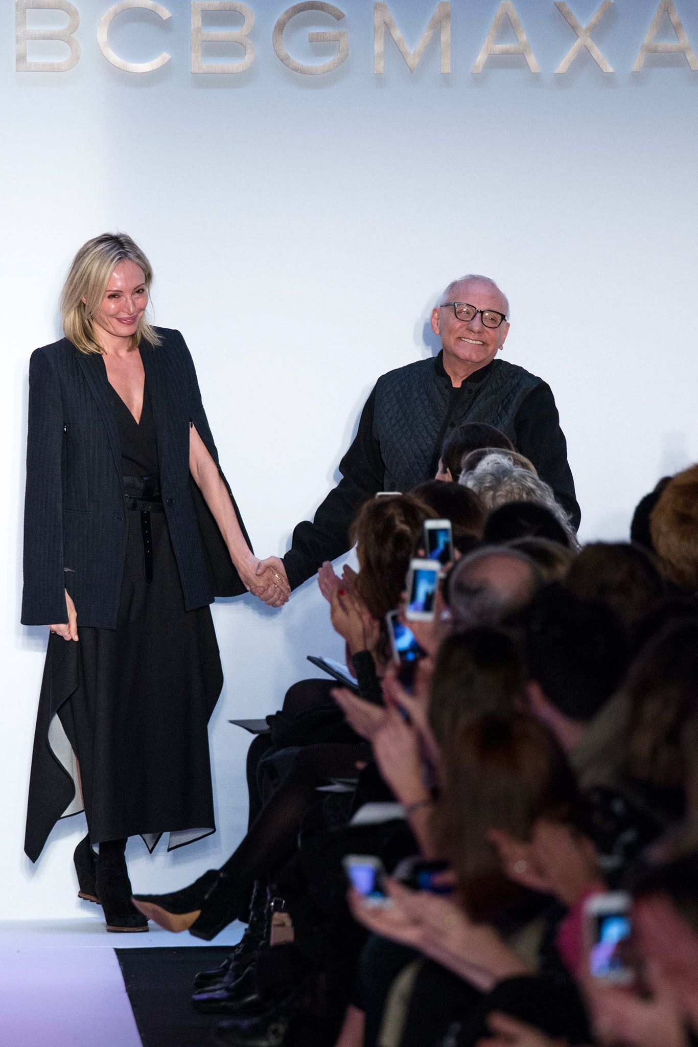 black tailored blazer and dress