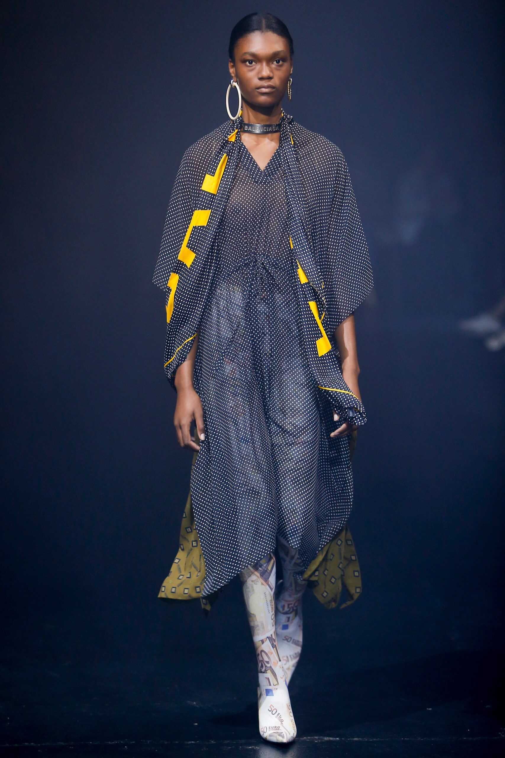 black silk sleeveless v-neck relaxed layered printed dress