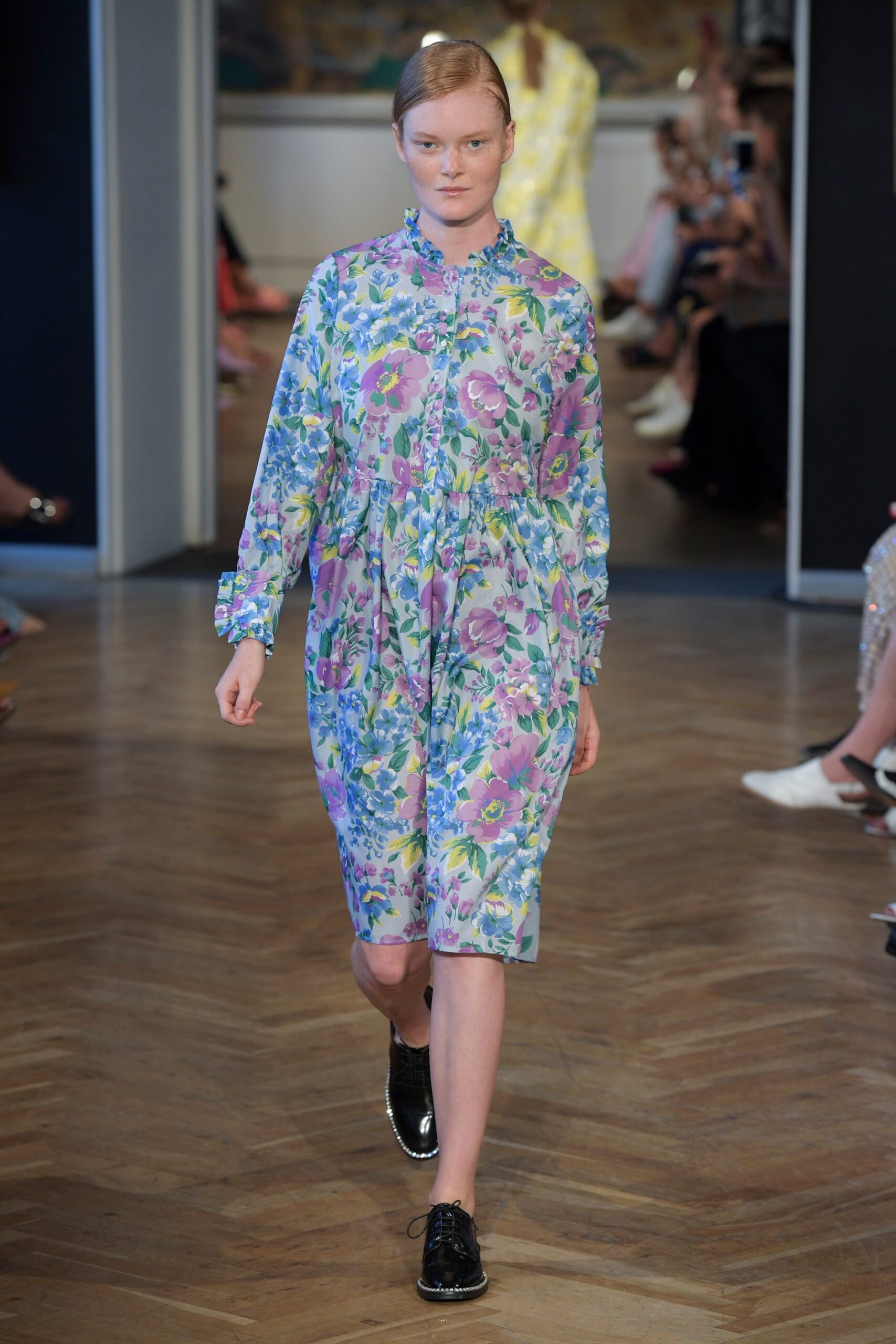 floral relaxed midi dress