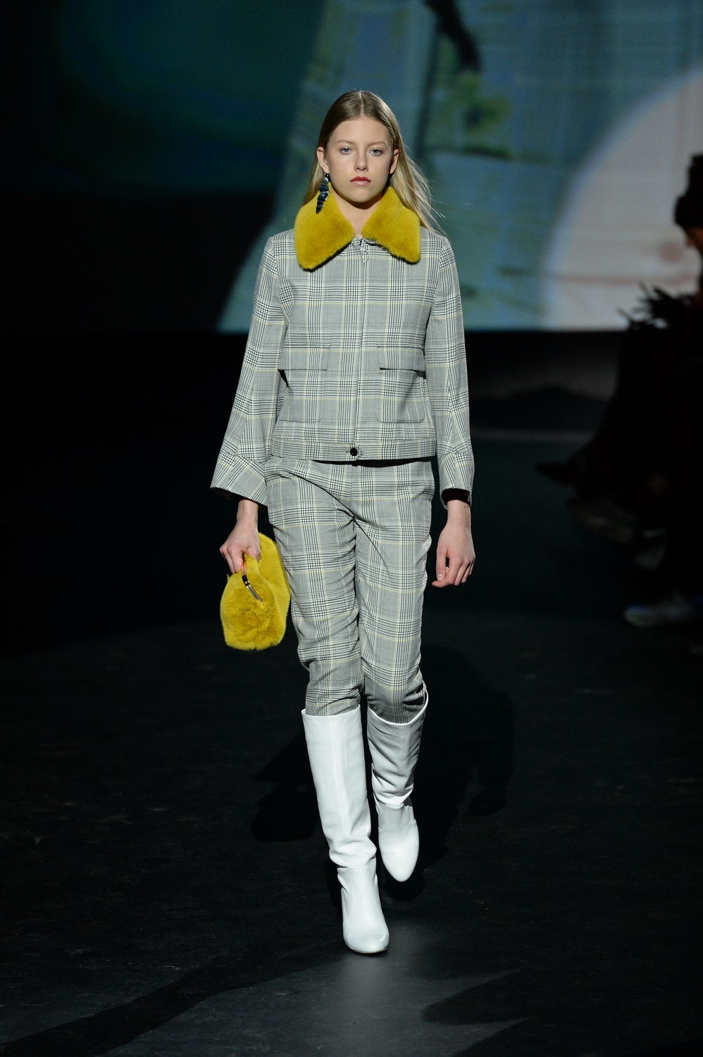 gray tailored jacket and pants