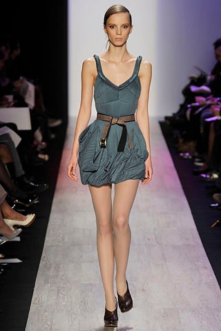 blue fitted sleeveless dress
