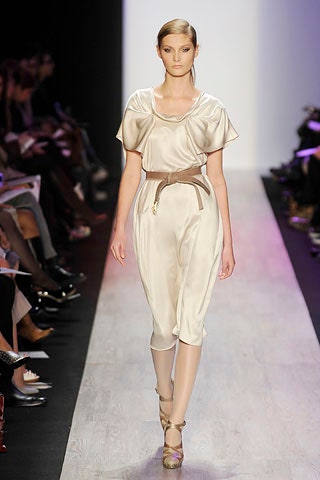 beige silk relaxed midi dress