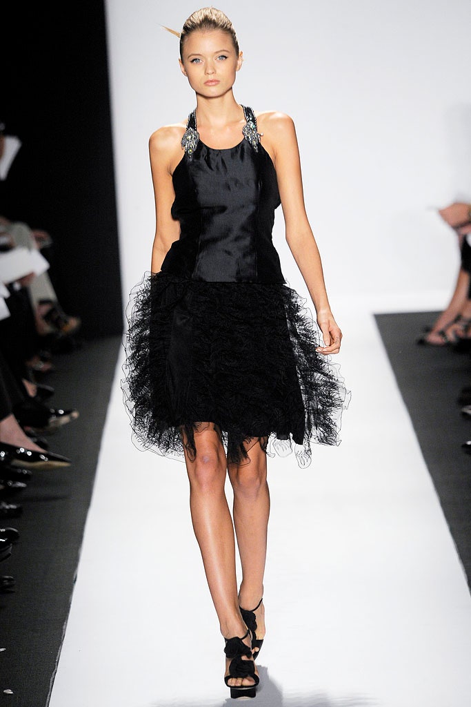 black silk halter mini dress