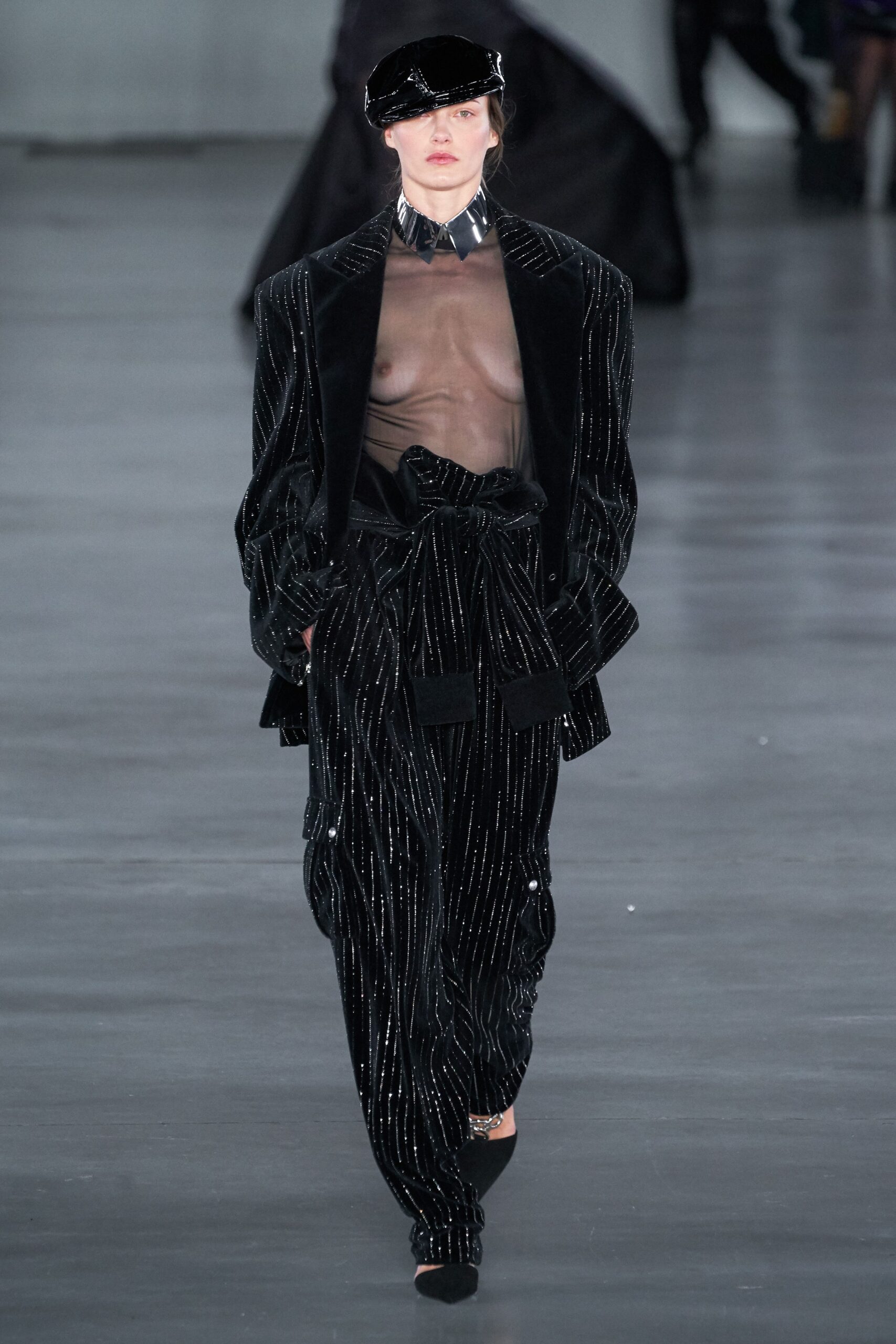 black velvet tailored blazer and pants