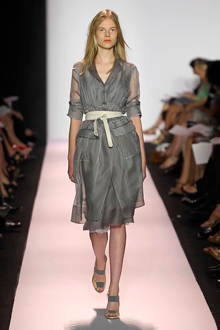 gray silk relaxed dress