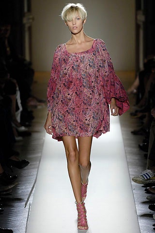 pink silk relaxed mini dress