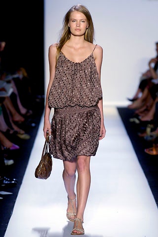 brown silk sleeveless dress