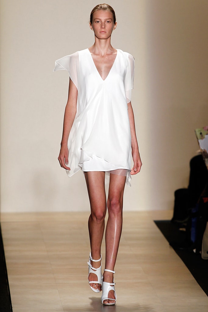 white silk relaxed mini dress