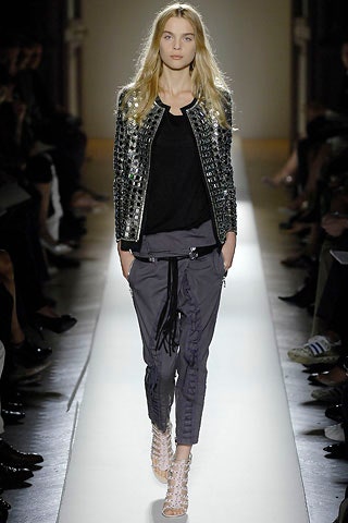 fitted black silk jacket