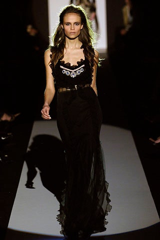 black silk sleeveless dress