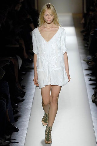 white relaxed mini dress