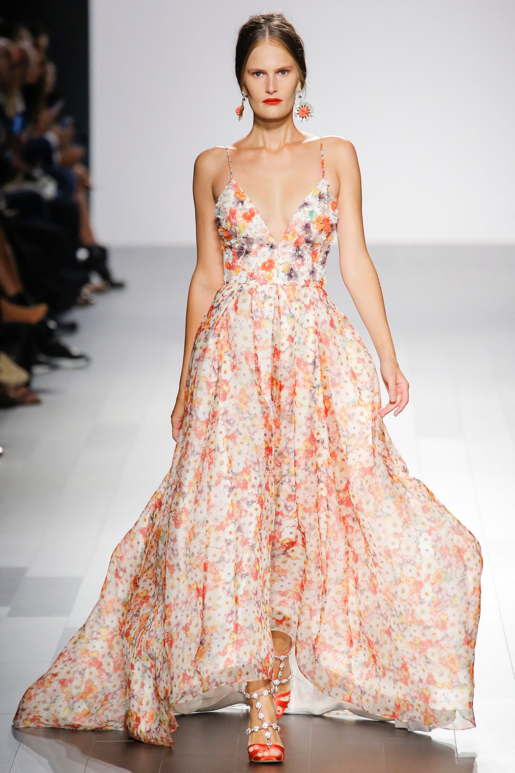 floral maxi gown