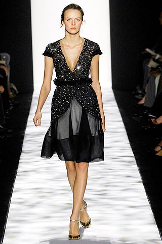 black silk sleeveless dress