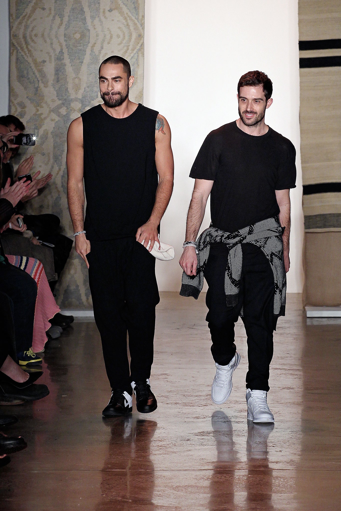 black relaxed t-shirt and pants