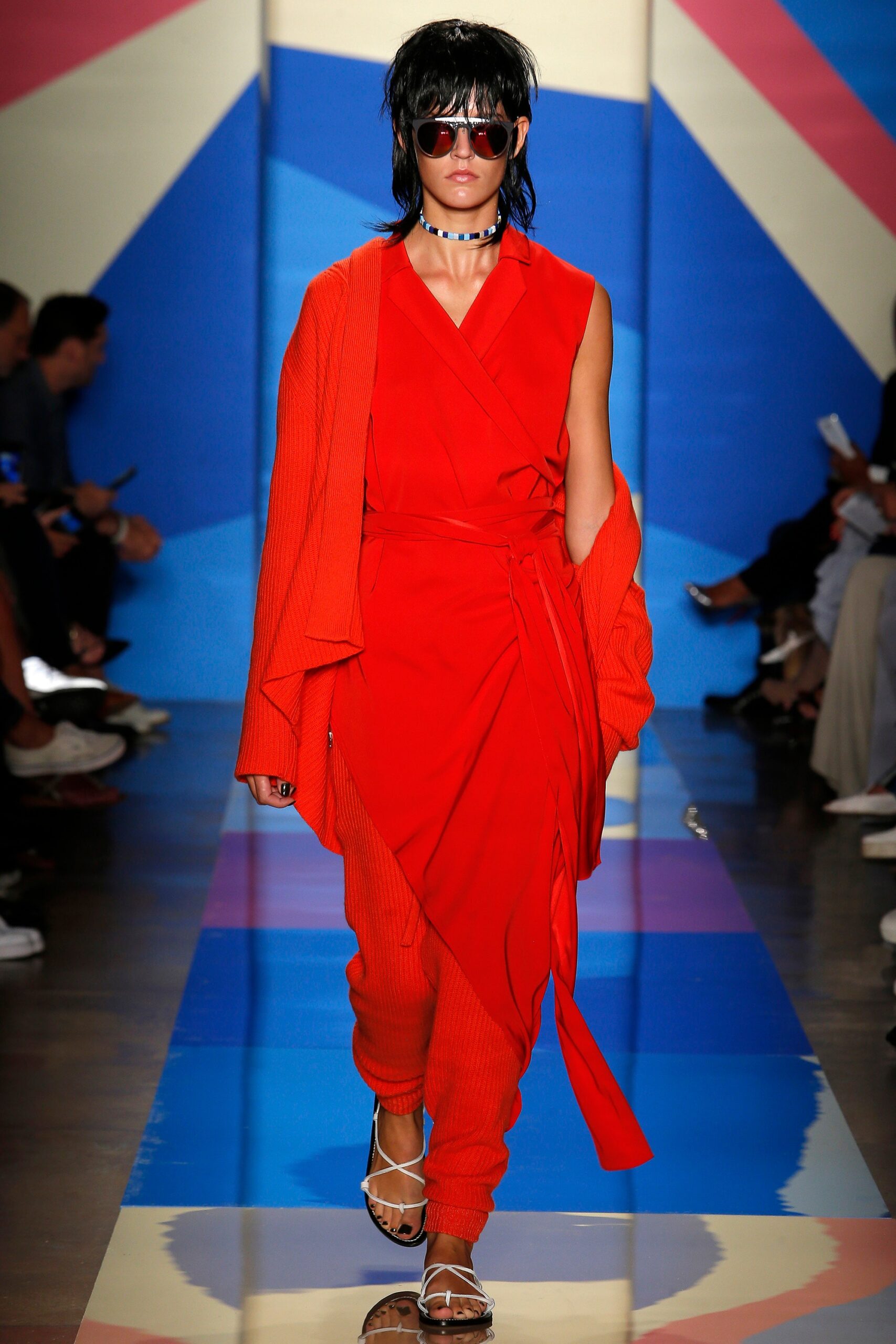 red fitted midi dress with jacket