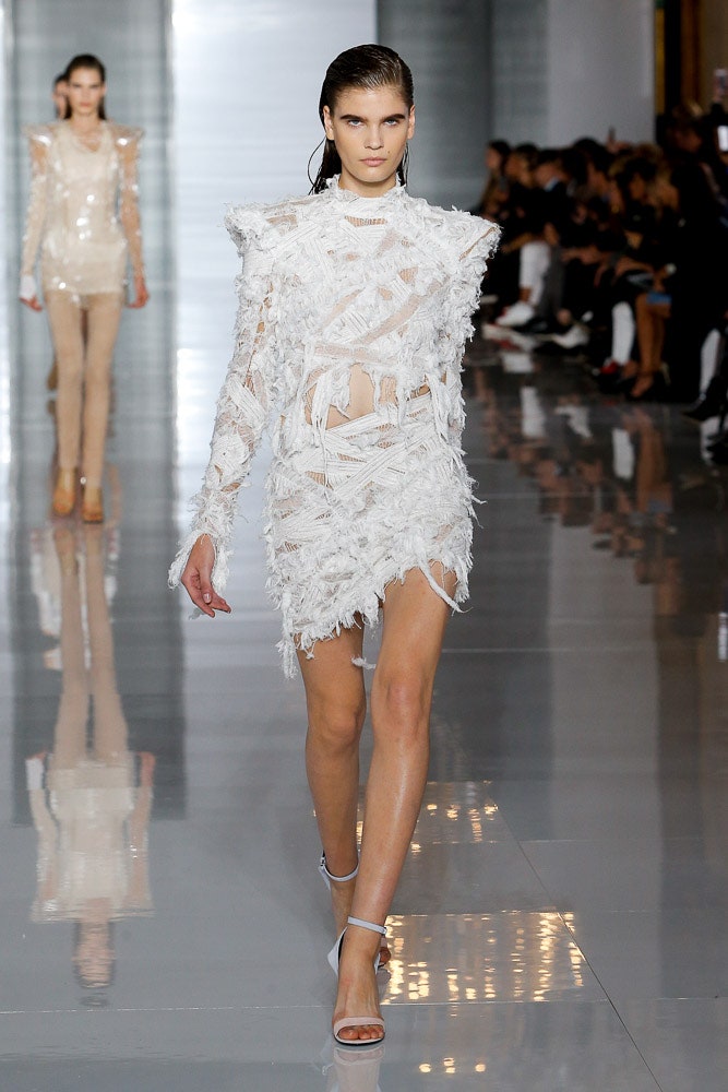 white lace fitted mini dress
