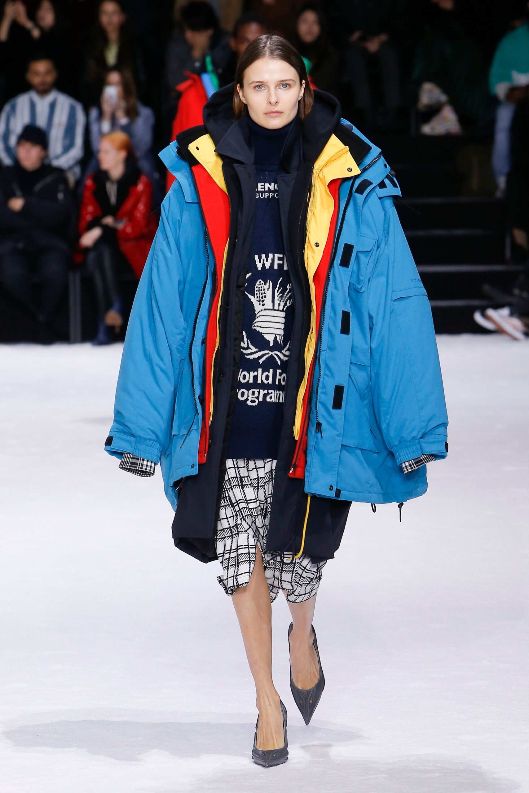 oversized blue coat with hoodie