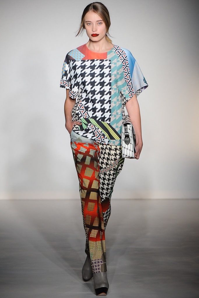 colorful printed top and pants