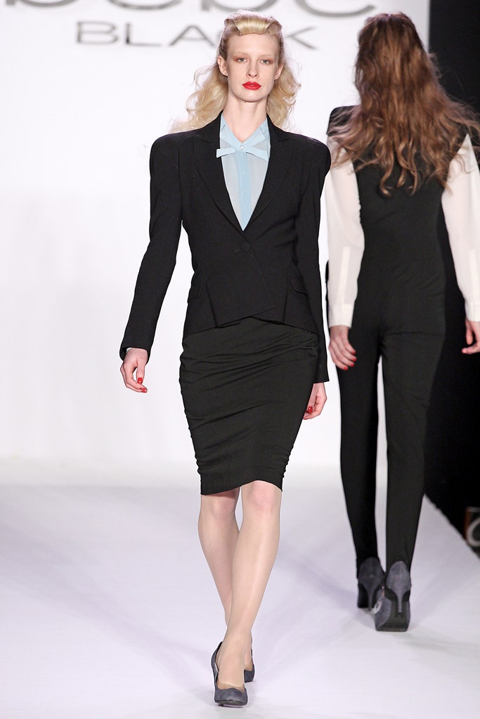 black tailored blazer