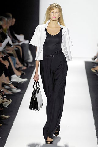 white blazer black fitted top