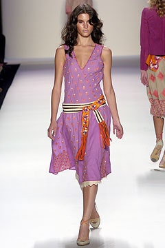 purple embroidered midi dress