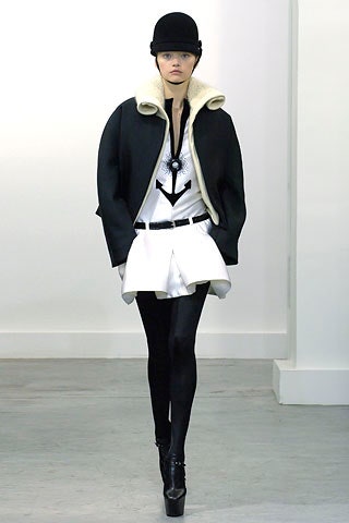 black and white layered coat outfit