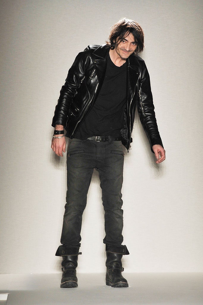 black leather jacket with fitted t-shirt