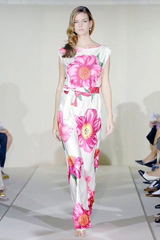 floral silk maxi dress