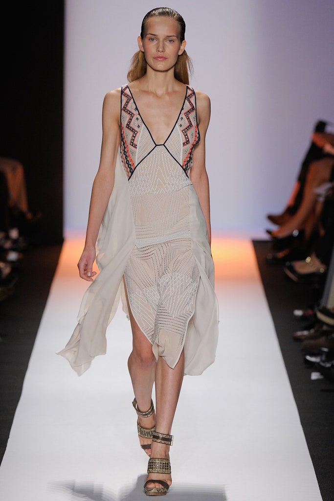 beige embroidered midi dress