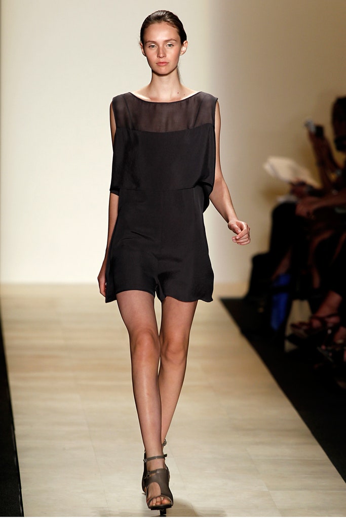 black silk sleeveless romper