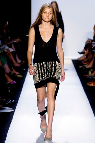 black silk sleeveless dress