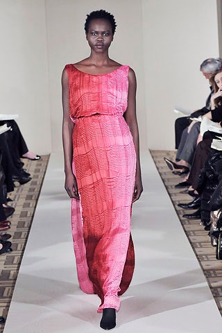 pink silk sleeveless dress