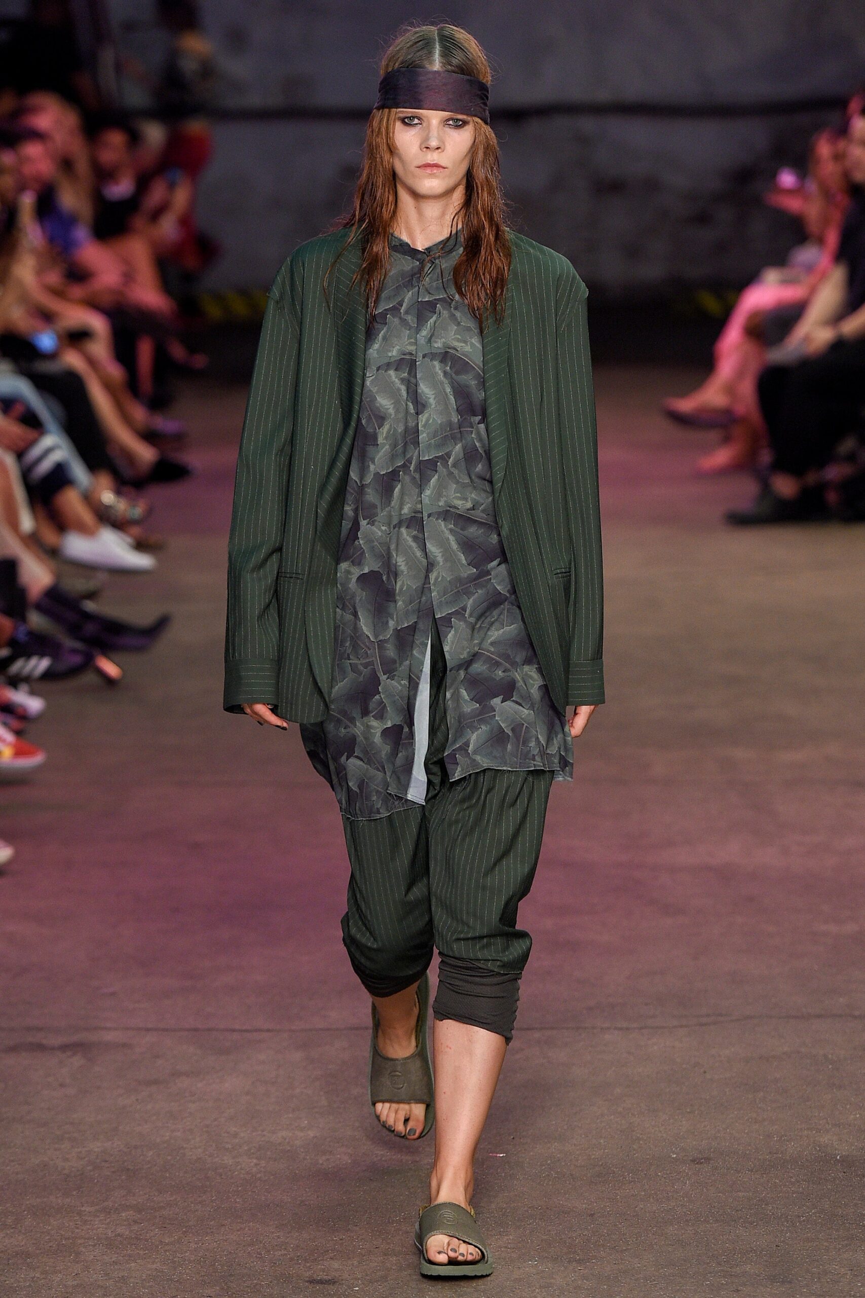 green relaxed outfit